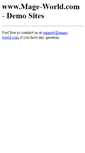 Mobile Screenshot of demo.mage-world.com